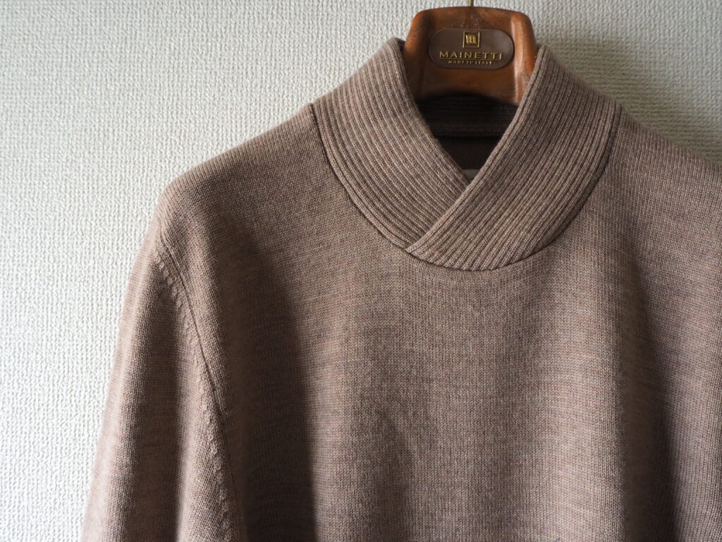 ここのえ時代のニット。Maison Martin Margiela 14 ショールカラー 