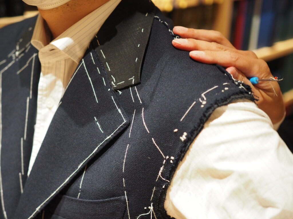 COL KOBEでジャケットのビスポーク：中縫い編 | シフクノ